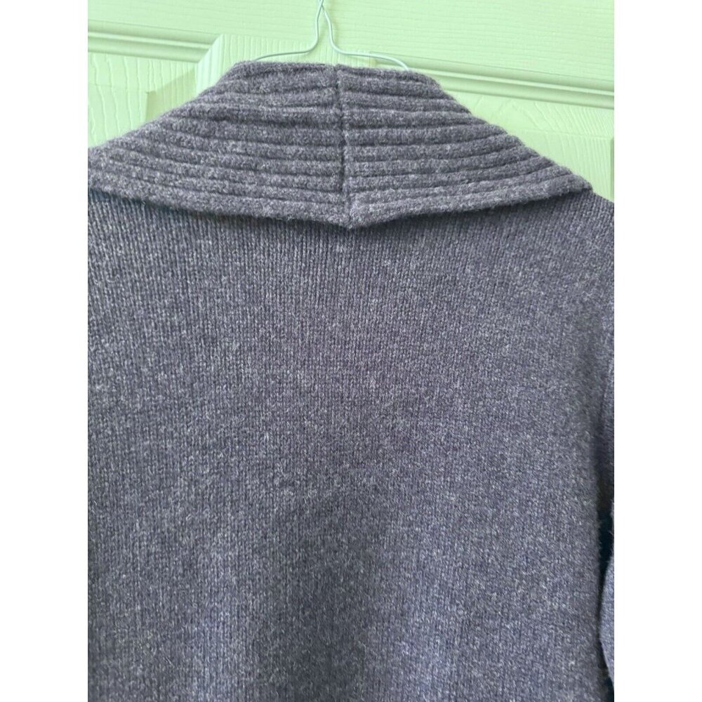 Pure Wool Womens Sweater Small Medium Vintage Purple Kerry Traditions Chunky - Picture 10 of 11